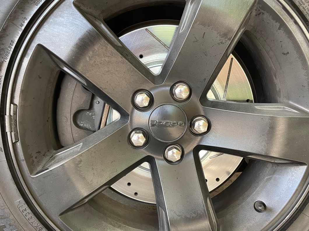 C&L Super Sport Cross-Drilled and Slotted Rotors; Front Pair (09-23 Challenger GT, R/T, Rallye Redline, SXT & T/A w/ Dual Piston Front Calipers; 2011 Challenger SE w/ Dual Piston Front Calipers)