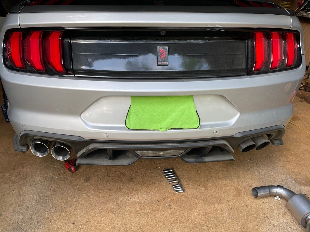 C&L Sport Axle-Back Exhaust with Polished Tips (18-23 Mustang GT w/o Active Exhaust)