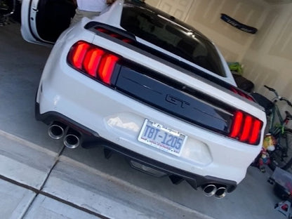 C&L Muffler Delete Axle-Back Exhaust with Polished Tips (18-23 Mustang GT w/o Active Exhaust)