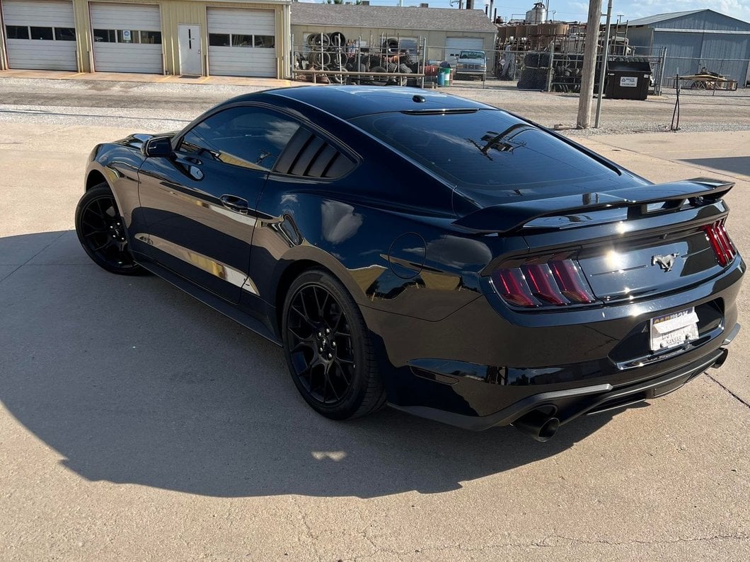 C&L Sport Cat-Back Exhaust with Black Tips (15-23 Mustang EcoBoost Fastback w/o Active Exhaust)