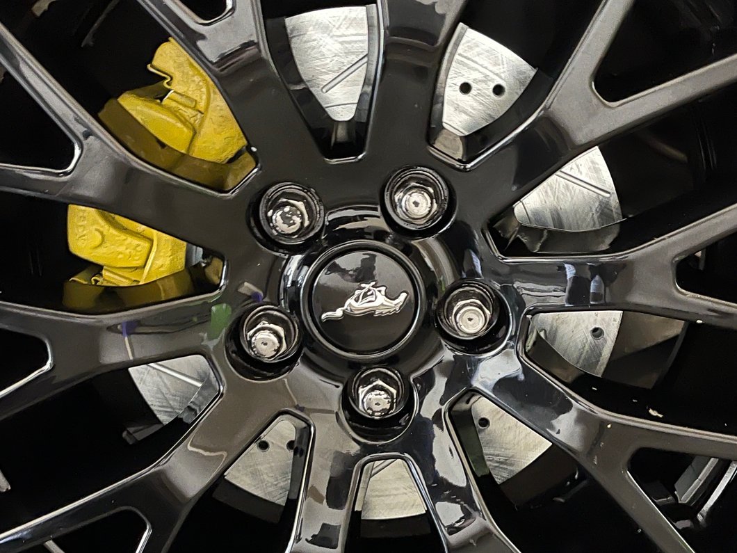 C&L Super Sport Cross-Drilled and Slotted Rotors; Front Pair (11-14 Mustang GT w/o Performance Pack)