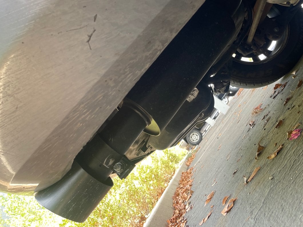 C&L Sport Axle-Back Exhaust with Black Tip (05-10 Mustang V6)