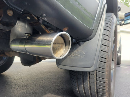 C&L Rolled End Round Exhaust Tip; 3.50-Inch; Polished (18-20 F-150)