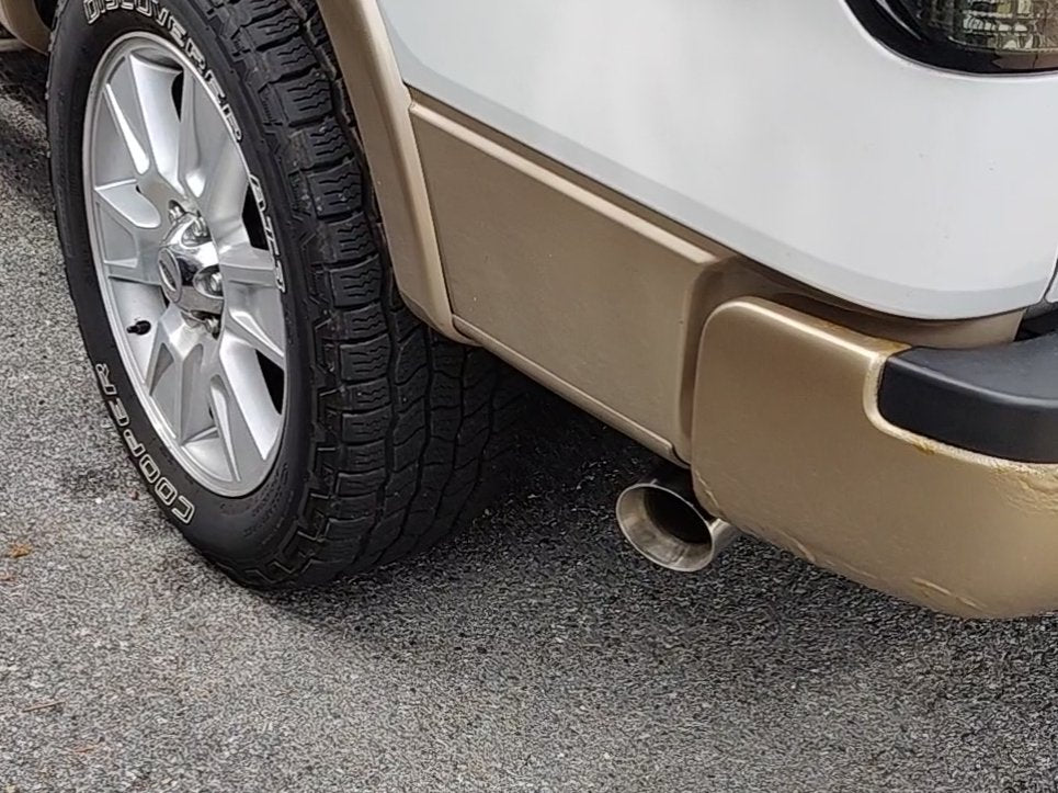 C&L Dual Exhaust System with Polished Tips; Side/Rear Exit (11-14 6.2L F-150, Excluding Raptor)