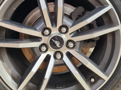 C&L Super Sport Cross-Drilled and Slotted Brake Rotor and Pad Kit; Rear (15-23 Mustang EcoBoost w/o Performance Pack, V6)