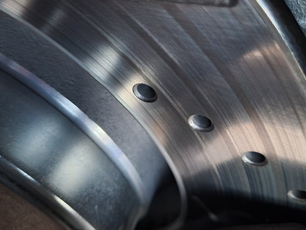 C&L Super Sport Cross-Drilled and Slotted Brake Rotor and Pad Kit; Front (15-23 Mustang EcoBoost w/o Performance Pack, V6)