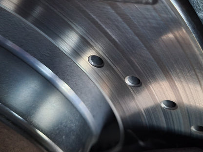 C&L Super Sport Cross-Drilled and Slotted Brake Rotor and Pad Kit; Front (15-23 Mustang EcoBoost w/o Performance Pack, V6)