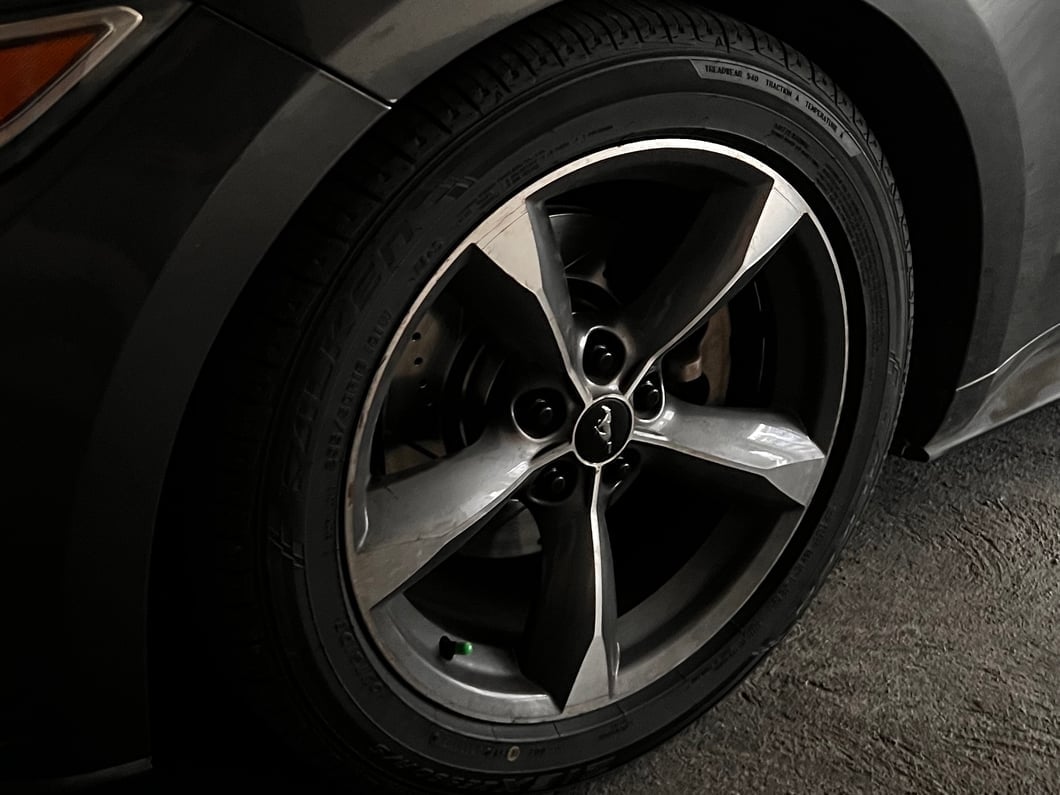 C&L Super Sport Cross-Drilled and Slotted Rotors; Front Pair (15-23 Mustang EcoBoost w/o Performance Pack, V6)