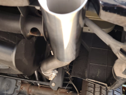 C&L Dual Exhaust System with Polished Tips; Rear Exit (09-18 5.7L RAM 1500 w/ Factory Dual Exhaust)