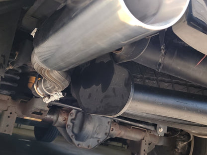 C&L Dual Exhaust System with Polished Tips; Rear Exit (09-18 5.7L RAM 1500 w/ Factory Dual Exhaust)