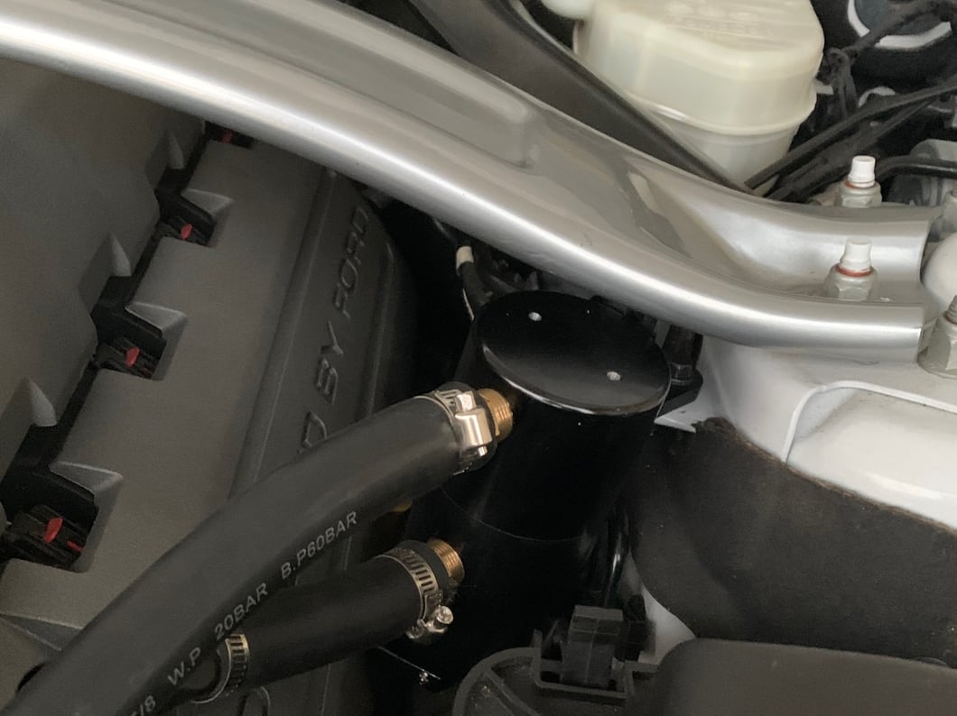 C&L Oil Separator; Driver Side (11-23 Mustang GT; 12-13 Mustang BOSS 302; 15-20 Mustang GT350)