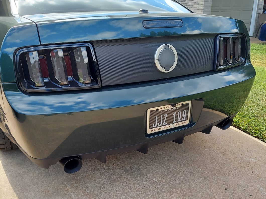 C&L Sport Axle-Back Exhaust with Black Tips (05-10 Mustang GT, GT500)