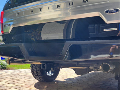 C&L Dual Exhaust System with Polished Tips; Side/Rear Exit (15-20 3.5L EcoBoost F-150, Excluding Raptor & 19-20 F-150 Limited)