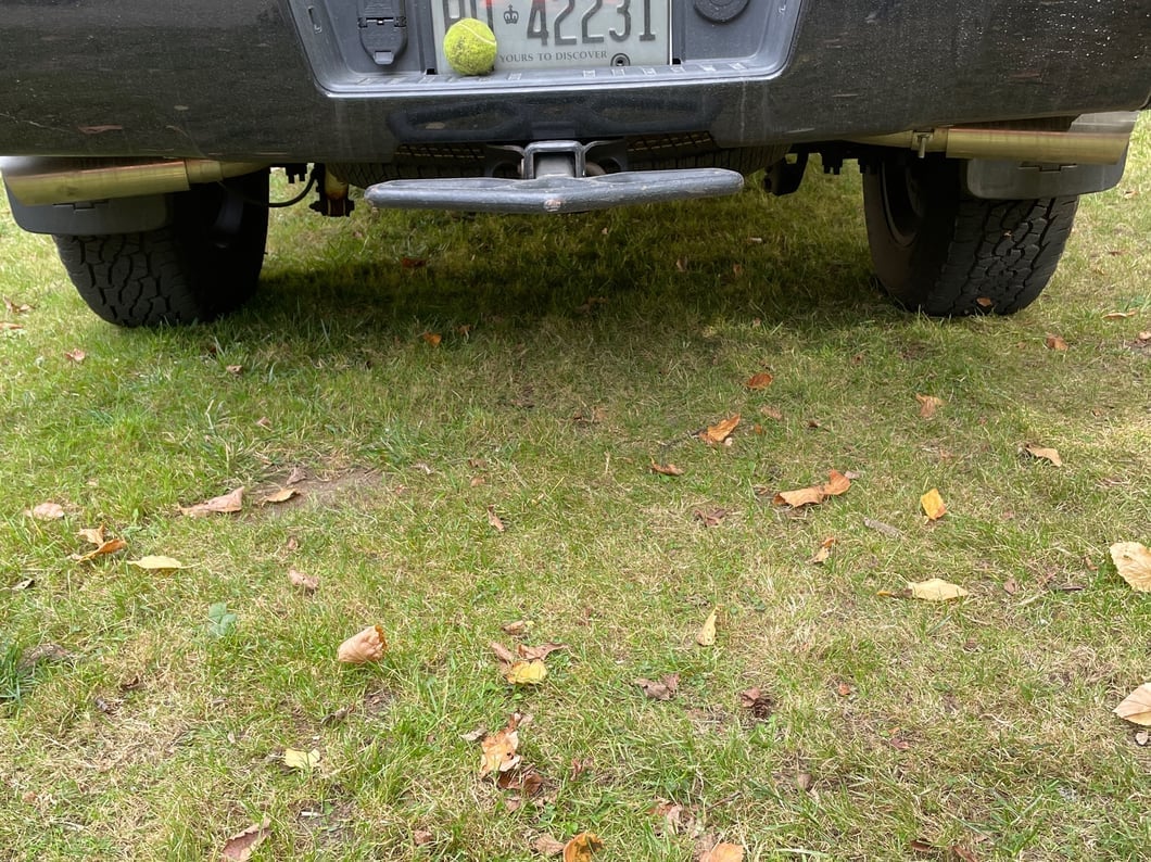 C&L Dual Exhaust System with Polished Tips; Side Exit (14-18 5.3L Silverado 1500)