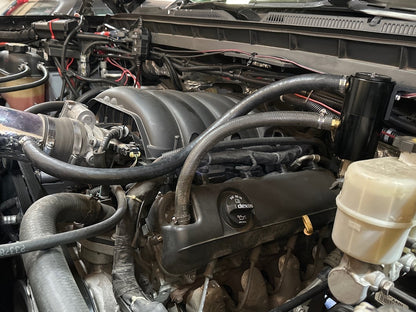C&L Oil Separator; Driver Side (14-18 V8 Silverado 1500)