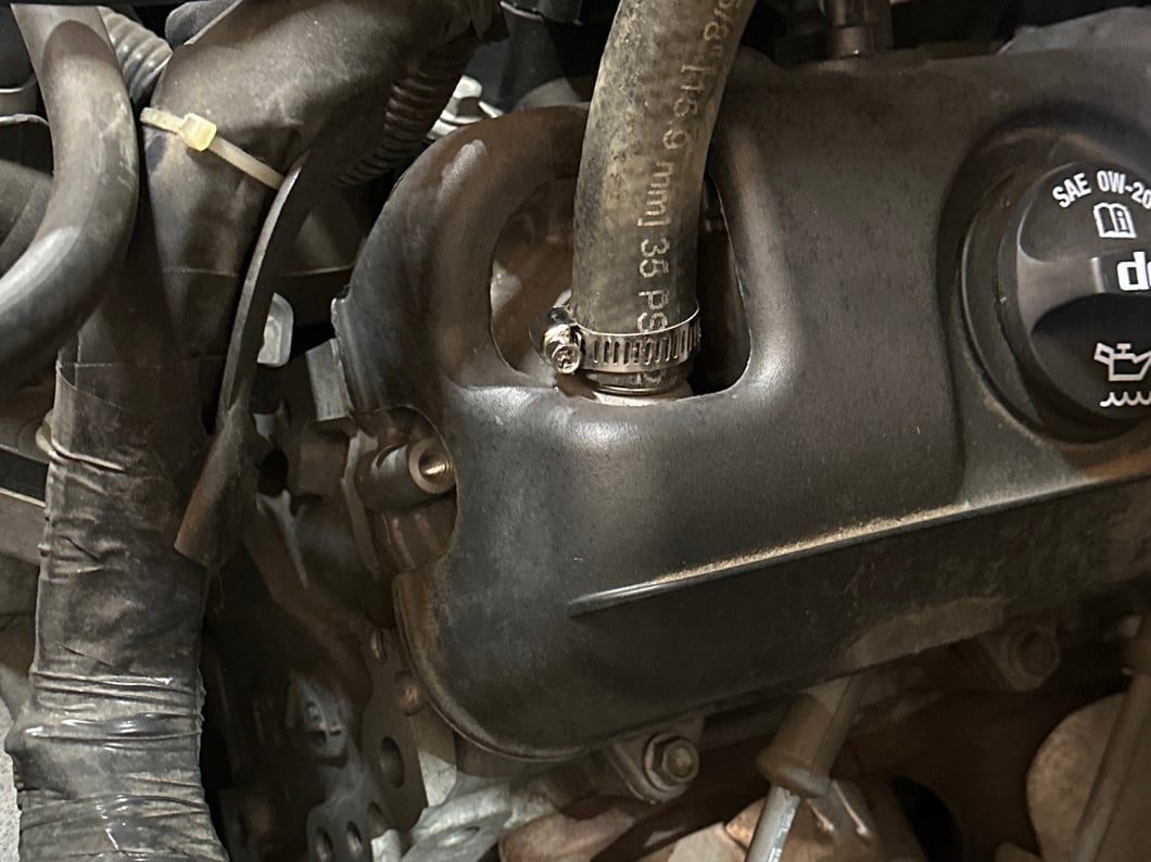 C&L Oil Separator; Driver Side (14-18 V8 Silverado 1500)