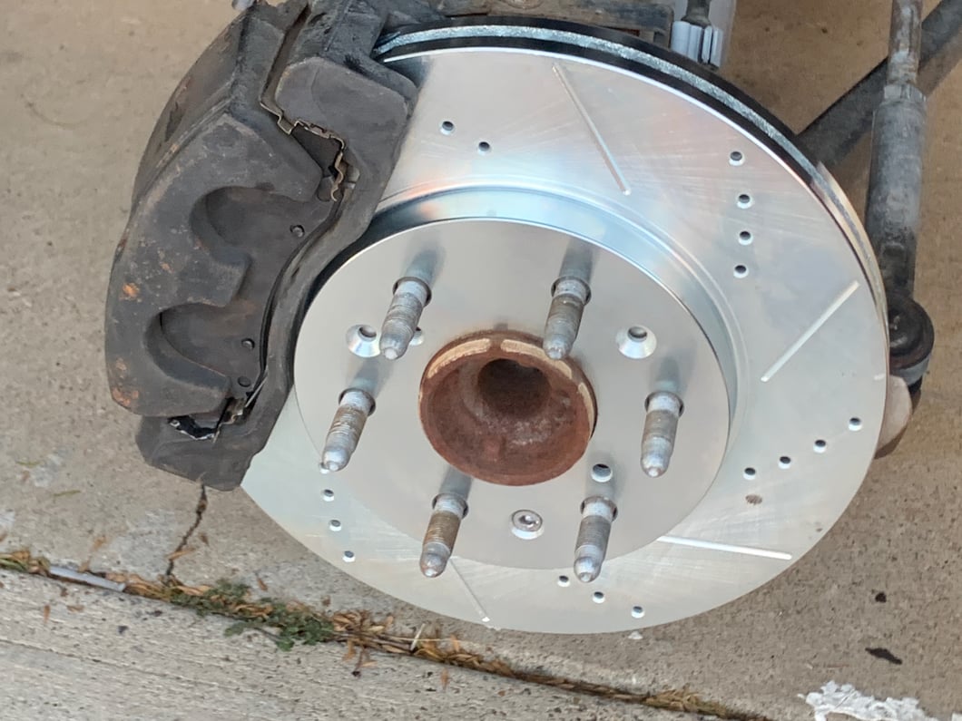 C&L Super Sport HD 6-Lug Brake Rotor and Pad Kit; Front and Rear (14-18 Silverado 1500)