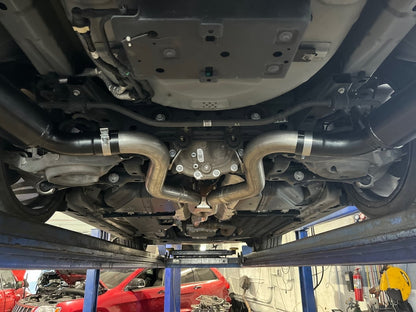 C&L Sport Cat-Back Exhaust with Black Tips (15-23 Mustang EcoBoost Fastback w/o Active Exhaust)