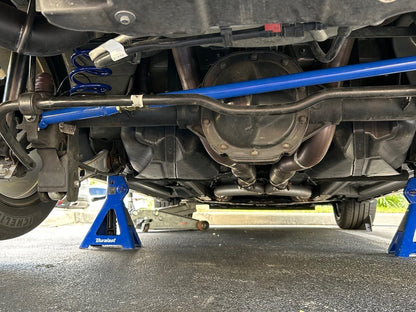 C&L Adjustable Panhard Bar; Blue (05-14 Mustang)