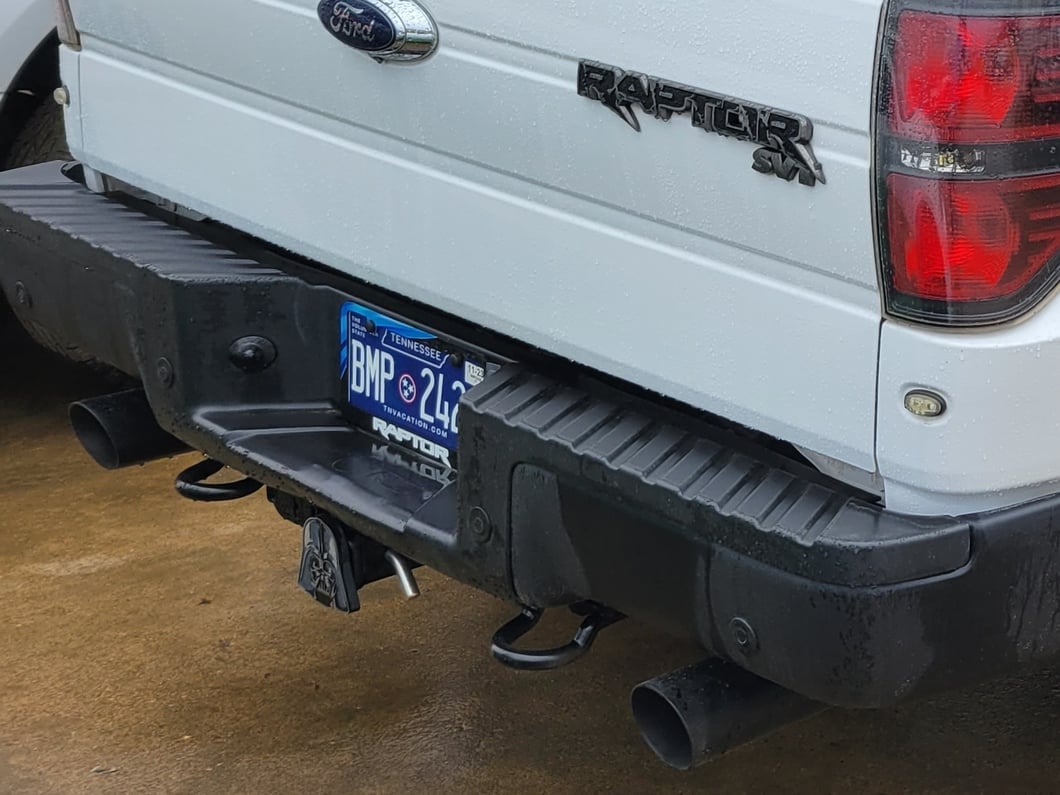 C&L Dual Exhaust System with Polished Tips; Side/Rear Exit (10-14 6.2L F-150 Raptor)