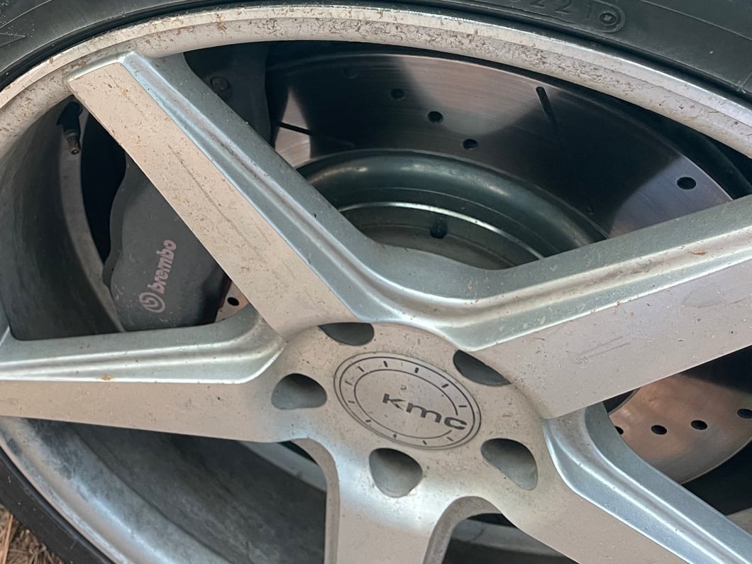 C&L Super Sport Cross-Drilled and Slotted Rotors; Front Pair (11-14 Mustang GT w/ Performance Pack; 12-13 Mustang BOSS 302; 07-12 Mustang GT500)