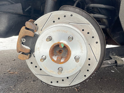 C&L Super Sport Brake Rotor and Pad Kit; Rear (94-04 Mustang GT, V6)