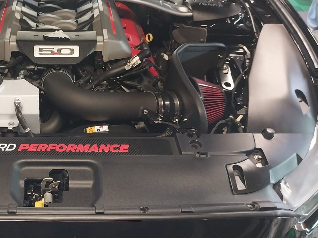 C&L Cold Air Intake; Black (15-17 Mustang GT)