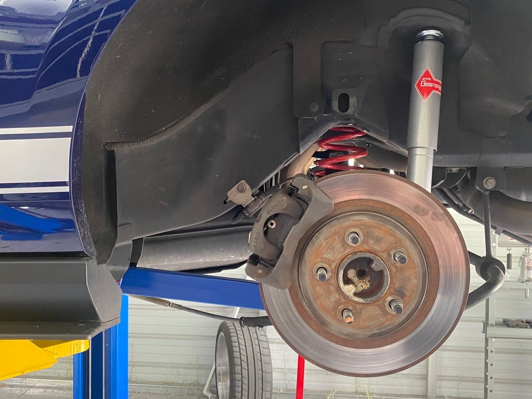 C&L Non-Adjustable Rear Lower Control Arms; Blue (05-14 Mustang)