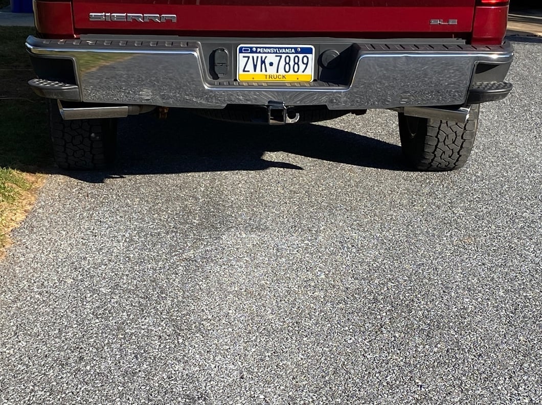 C&L Dual Exhaust System with Polished Tips; Side Exit (14-18 5.3L Sierra 1500)