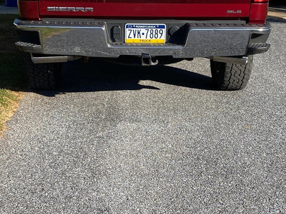 C&L Dual Exhaust System with Polished Tips; Side Exit (14-18 5.3L Sierra 1500)