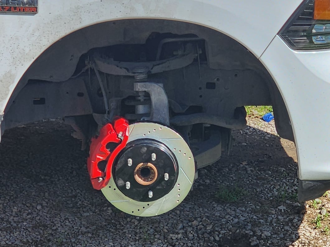 C&L Super Sport HD 5-Lug Brake Rotor and Pad Kit; Front and Rear (06-18 RAM 1500, Excluding SRT-10 & Mega Cab)