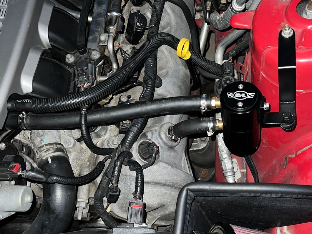 C&L Oil Separator; Driver Side (05-10 Mustang GT)