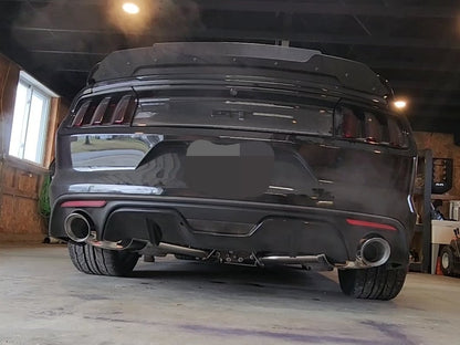 C&L Cat-Back Exhaust with Polished Tips (15-17 Mustang GT Fastback)