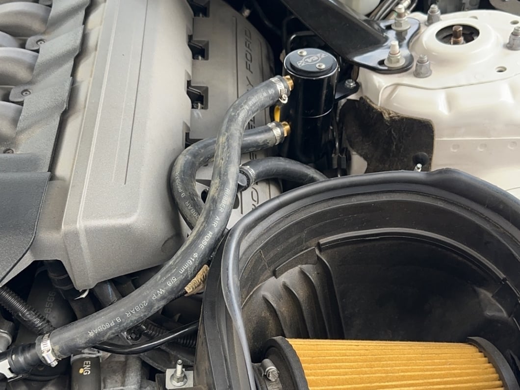 C&L Oil Separator; Driver Side (11-23 Mustang GT; 12-13 Mustang BOSS 302; 15-20 Mustang GT350)