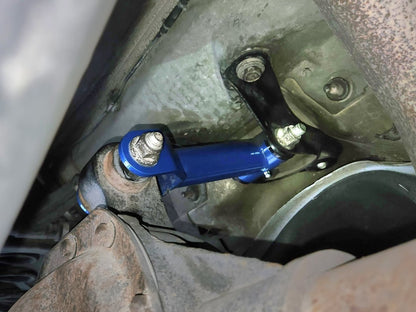 C&L Non-Adjustable Rear Upper Control Arm; Blue (05-10 Mustang)