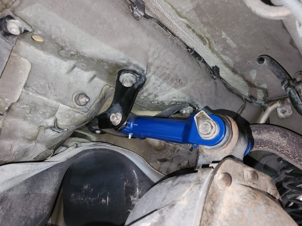 C&L Non-Adjustable Rear Upper Control Arm; Blue (05-10 Mustang)