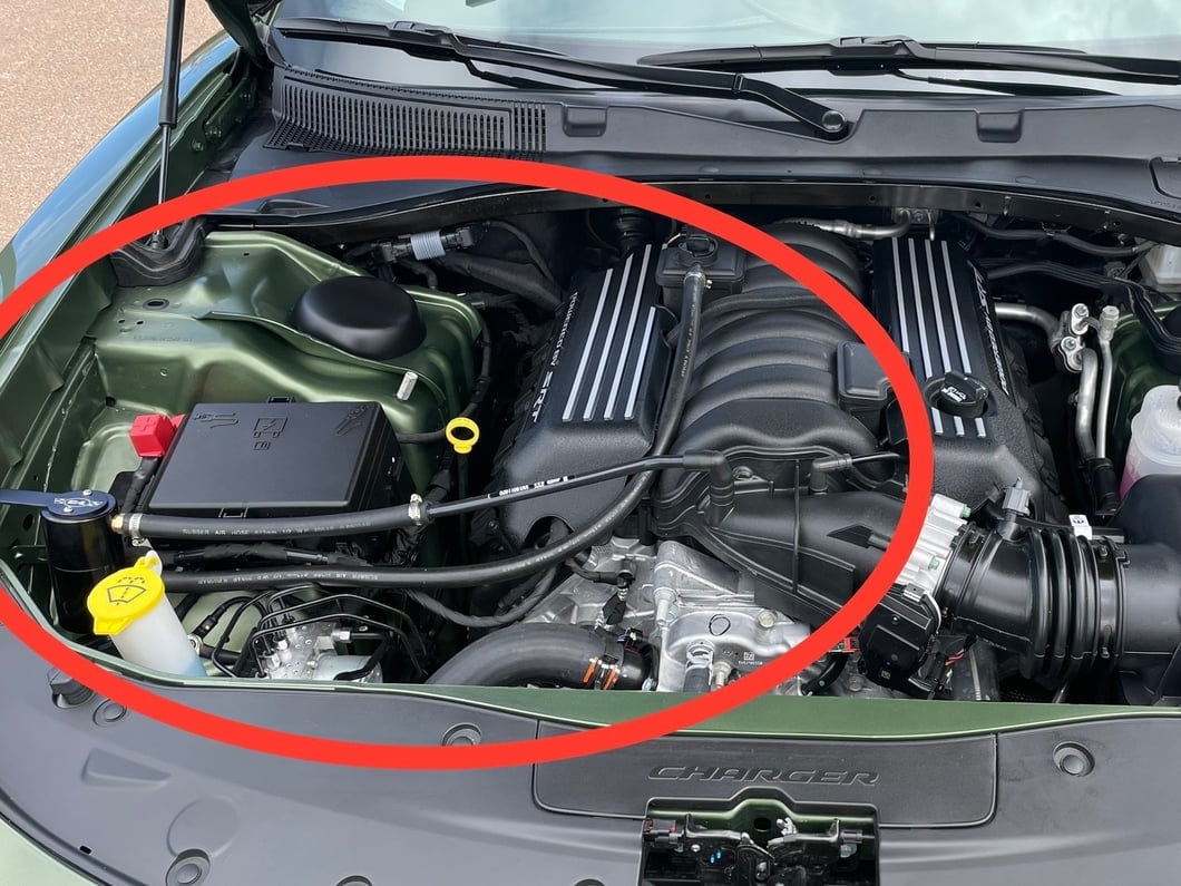 C&L Oil Separator; Passenger Side (11-23 6.4L HEMI Charger)