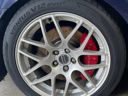C&L Super Sport Cross-Drilled and Slotted Rotors; Rear Pair (94-04 Mustang GT, V6)