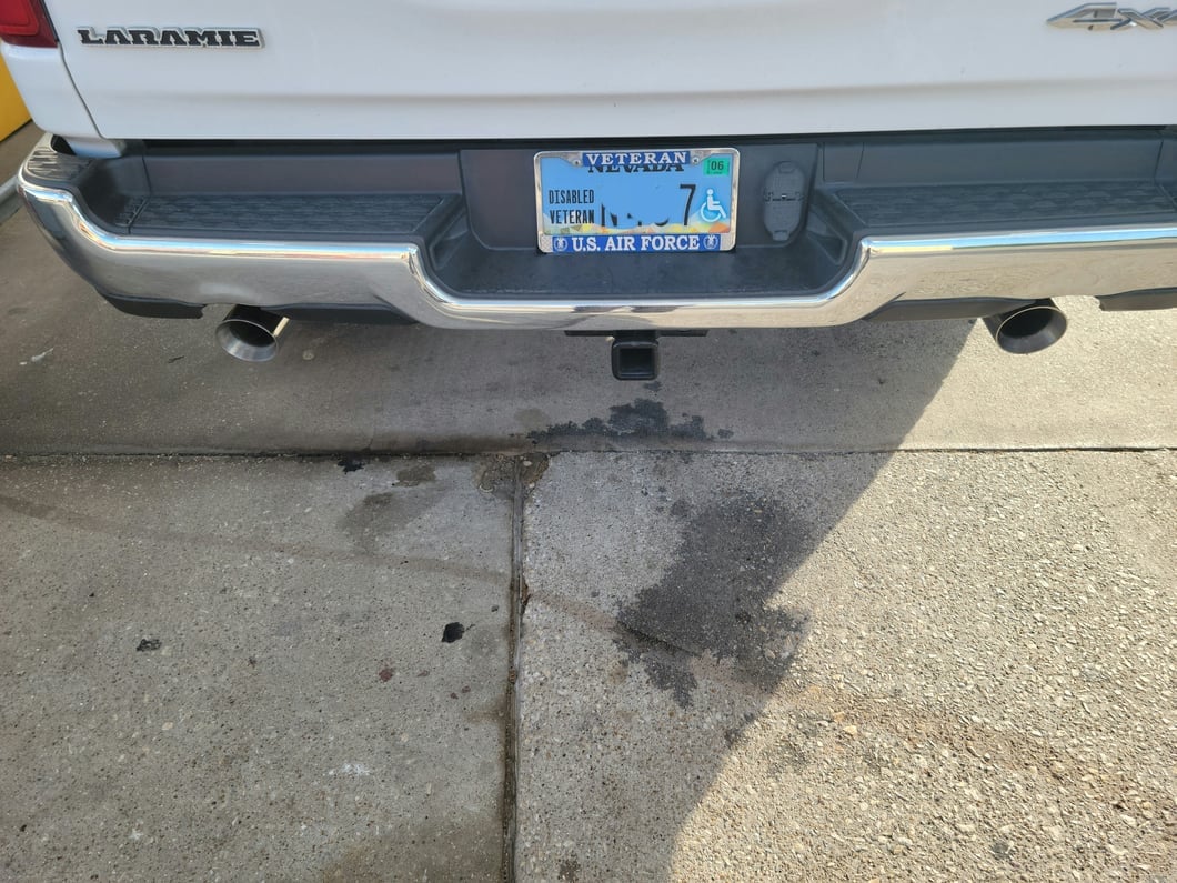 C&L Dual Exhaust System with Polished Tips; Rear Exit (19-24 5.7L RAM 1500 w/ Factory Dual Exhaust)