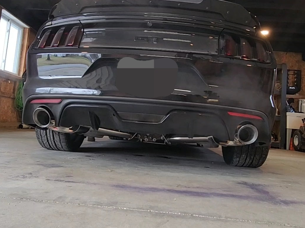 C&L Cat-Back Exhaust with Polished Tips (15-17 Mustang GT Fastback)