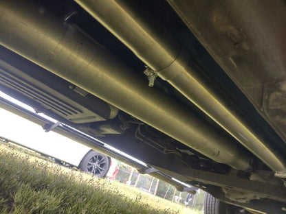 C&L Dual Exhaust System with Polished Tips; Side Exit (14-18 5.3L Silverado 1500)