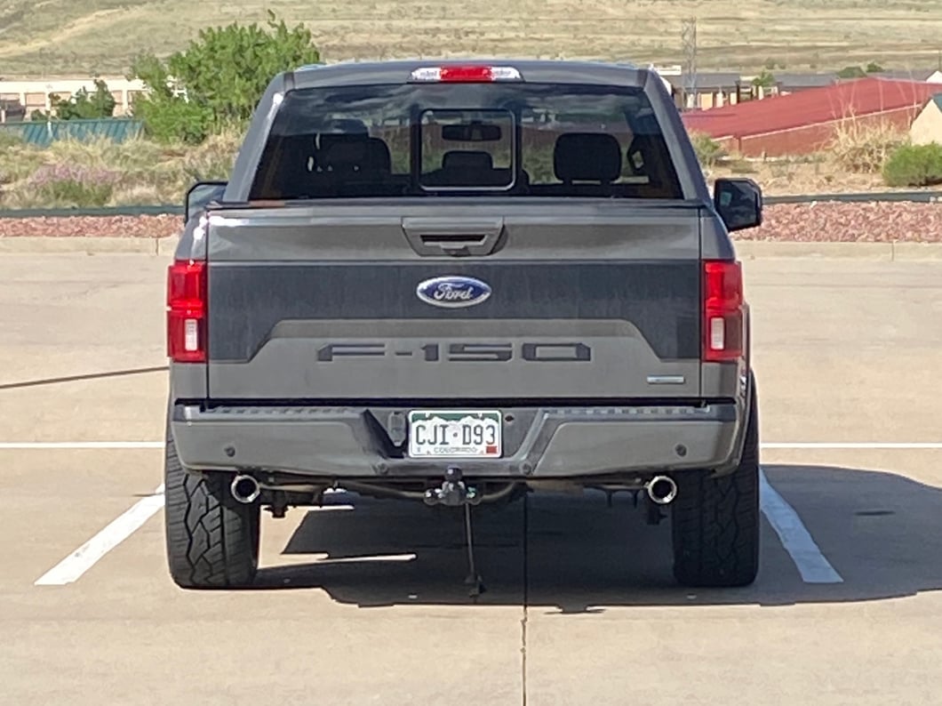 C&L Dual Exhaust System with Polished Tips; Side/Rear Exit (15-20 3.5L EcoBoost F-150, Excluding Raptor & 19-20 F-150 Limited)