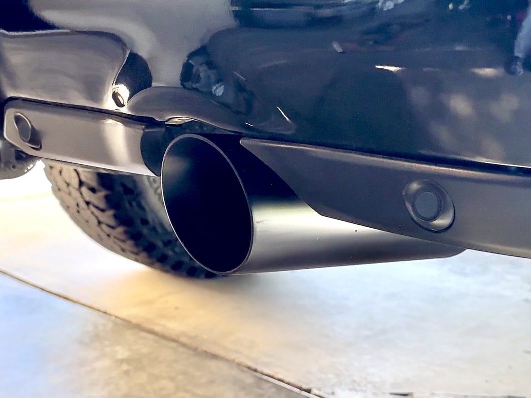 C&L Dual Exhaust System with Polished Tips; Rear Exit (19-24 5.7L RAM 1500 w/ Factory Dual Exhaust)