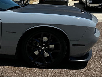 C&L Super Sport Cross-Drilled and Slotted Rotors; Front Pair (09-23 Challenger GT, R/T, Rallye Redline, SXT & T/A w/ Dual Piston Front Calipers; 2011 Challenger SE w/ Dual Piston Front Calipers)