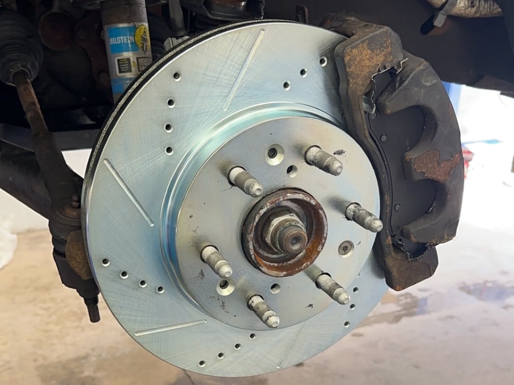 C&L Super Sport HD 6-Lug Brake Rotor and Pad Kit; Front and Rear (14-18 Sierra 1500)