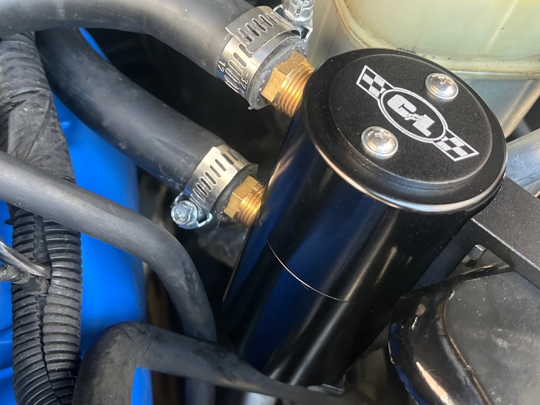 C&L Oil Separator; Driver Side (05-10 Mustang GT)