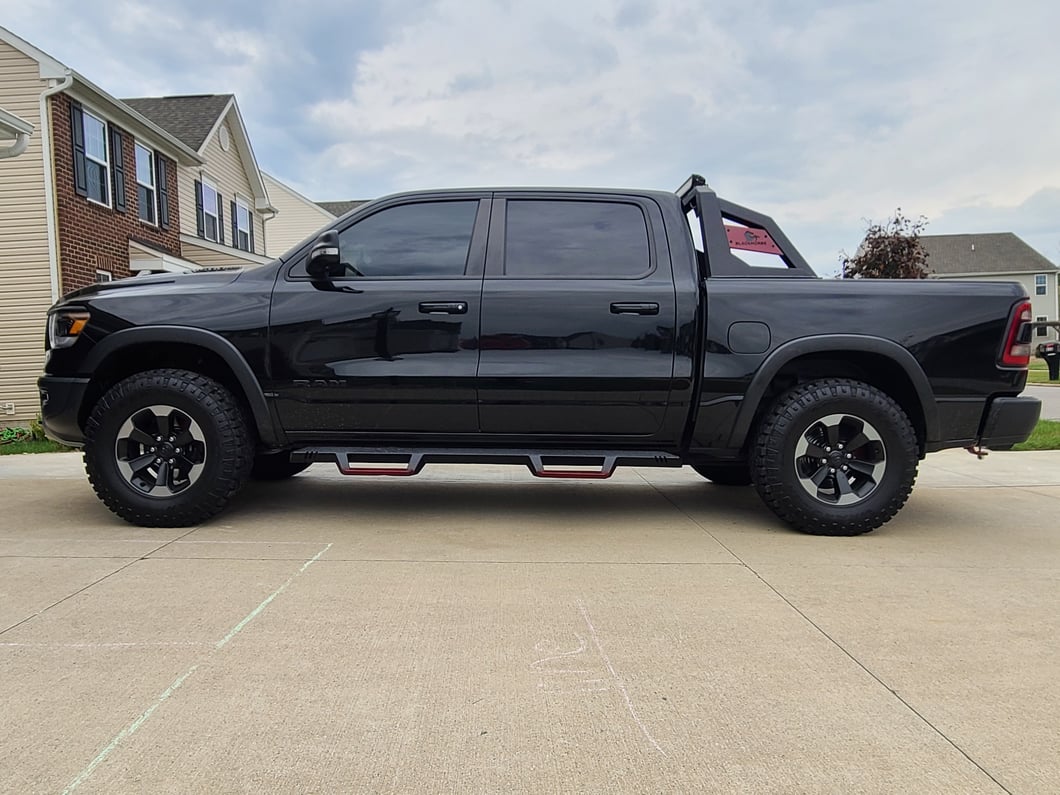 C&L Super Sport HD Cross-Drilled and Slotted Rotors; Rear Pair (19-25 RAM 1500, Excluding RHO & TRX)