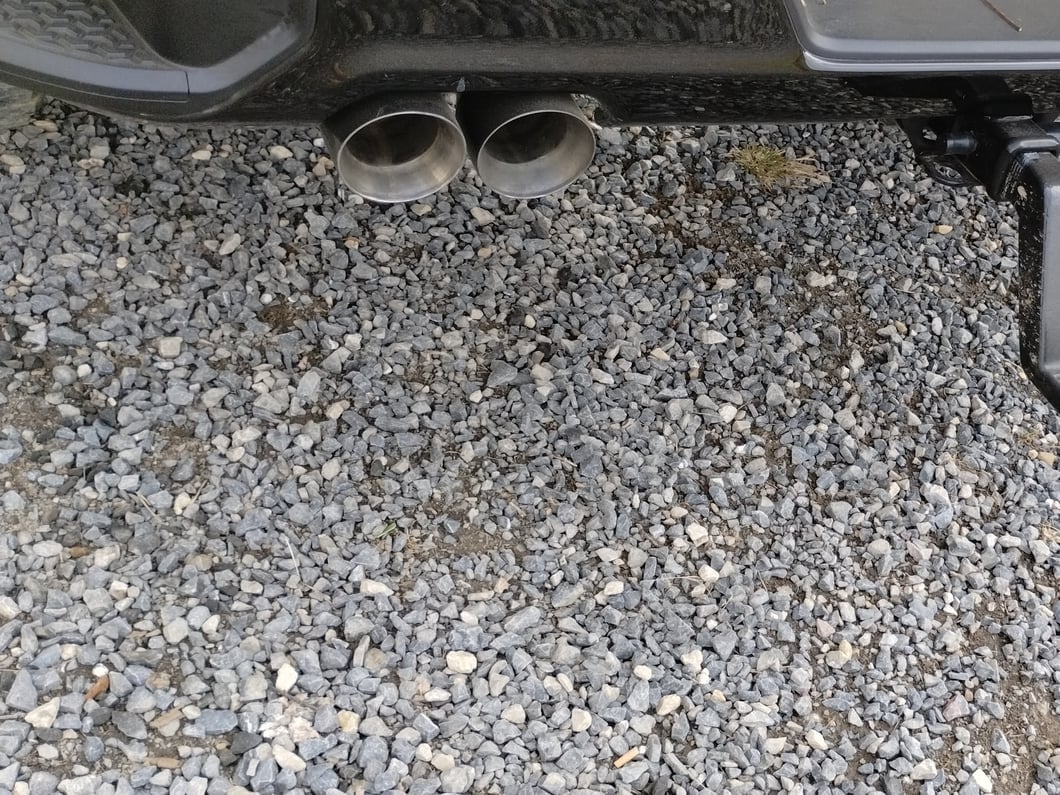 C&L Dual Exhaust System with Polished Tips; Rear Exit (19-26 5.3L Silverado 1500 w/ Factory Dual Exhaust)