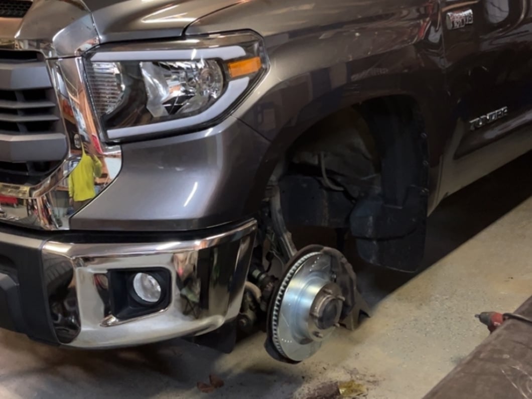 C&L Super Sport HD Cross-Drilled and Slotted 5-Lug Rotors; Front Pair (07-21 Tundra)