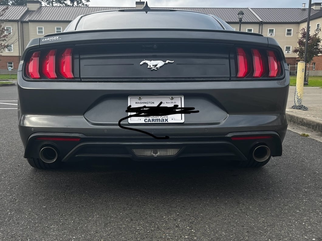 C&L Axle-Back Exhaust with Polished Tips (15-23 Mustang EcoBoost w/o Active Exhaust)